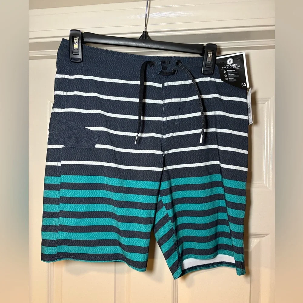 NWT Volcom Boys Quarta Static Mod Board‎ Shorts Surf Swim Summer Vacation Resort